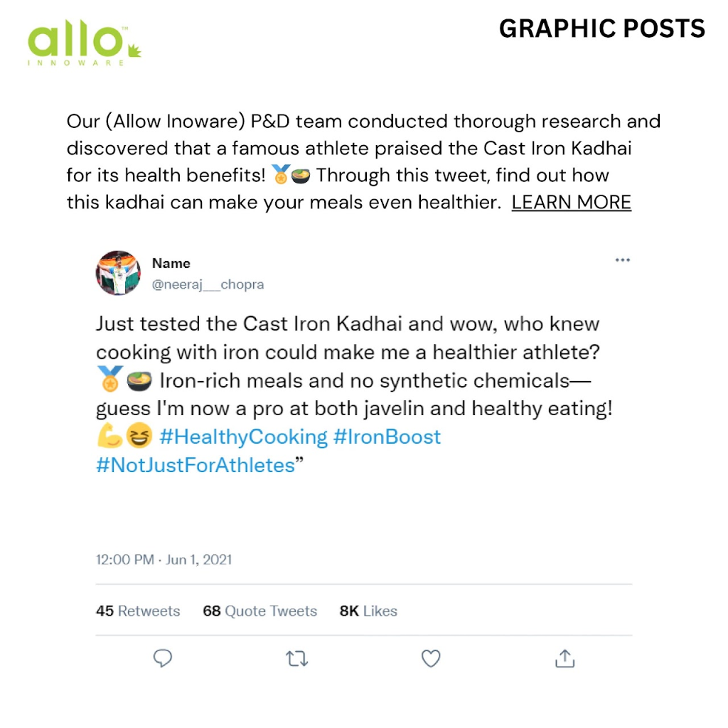 Cast Iron Kadhai Campaign